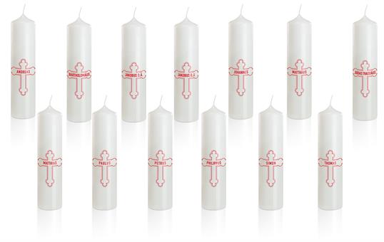 Apostel candles, set 