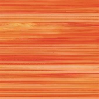 Verzierwachsplatte, transparent, orange bemalt 