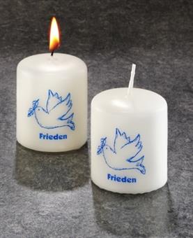 Motive candle "Friedenstaube" 