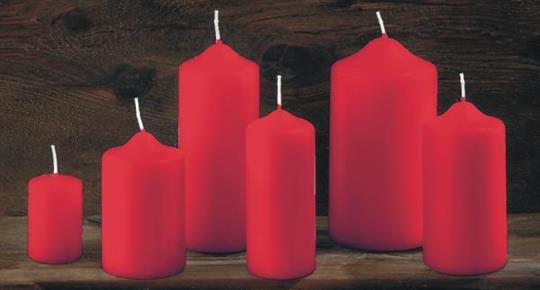 Pillar Candle
size: 150/80 mm red 