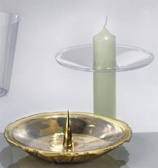Bowl for dripping protection for candles up to 3,5 cm diameter 