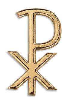 Deco ornament "PX", gold 